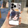 P-Pretty Anime D-Derby Cute Transparent gray Phone Case For iPhone 17,16,15,14,13,12,11,Pro,Max,Plus Magnetic Wireless Charging