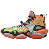 New LiNing New York Fashion Apparel ACE Runway Style High Top Vintage Basketball Shoes Men's Orange Black AGBP091-12
