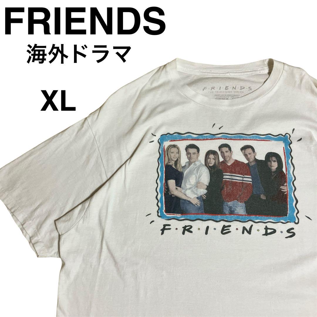 

[USED] XL FRIENDS T-shirt White Rare Official