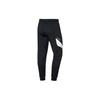 Li-Ning Hooded Long Sleeve Color Block Logo Cuffed Sweatpants Hoodie Set Men Activewear Black AWDS441-1+AKLS437-1
