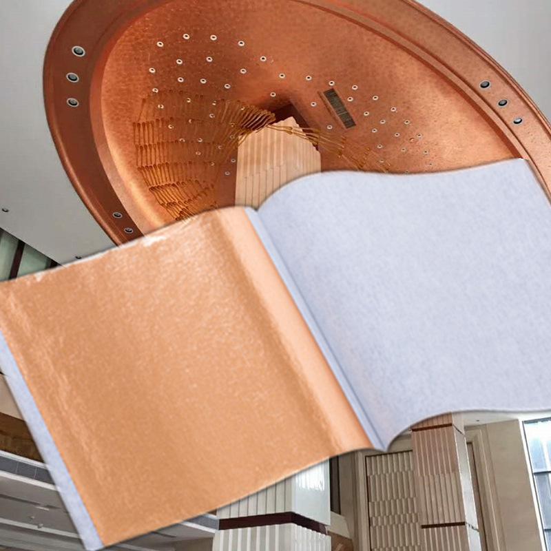 Imitation Gold Leaf Paper 9cm DIY Gilding, Decorative Sheets - 50 Sheets, Various Colors