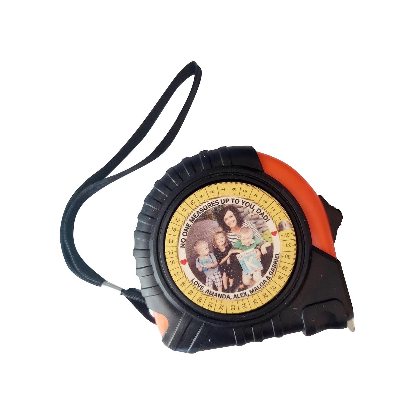 

Персонализированная фоторулетка Индивидуальная фоторулетка с фотографией/текстом, 5-метровая выдвижная измерительная лента в подарок дедушке, мужу One Size шафрановый