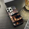 Candlelight Night Scene Phone Case For IPhone 15 14 13 12 11 Pro Max XR XS X 7 8 Plus Love Heart Soft Square Silcone Cover