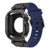 Armband+Hülle für Apple Watch Band Ultra 2 49mm 44mm 45mm TPU Schutzhülle Abdeckung Silikonarmband für IWatch Serie 9 8 7 6 5 4