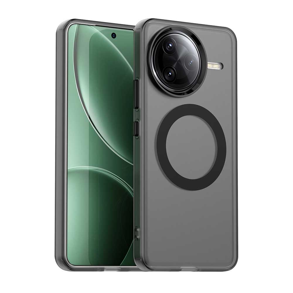 Magnetic Wireless Charging Case For Xiaomi Poco F7 Pro F7 Ultra Cover Candy Colors Transparent Back Shell Coque
