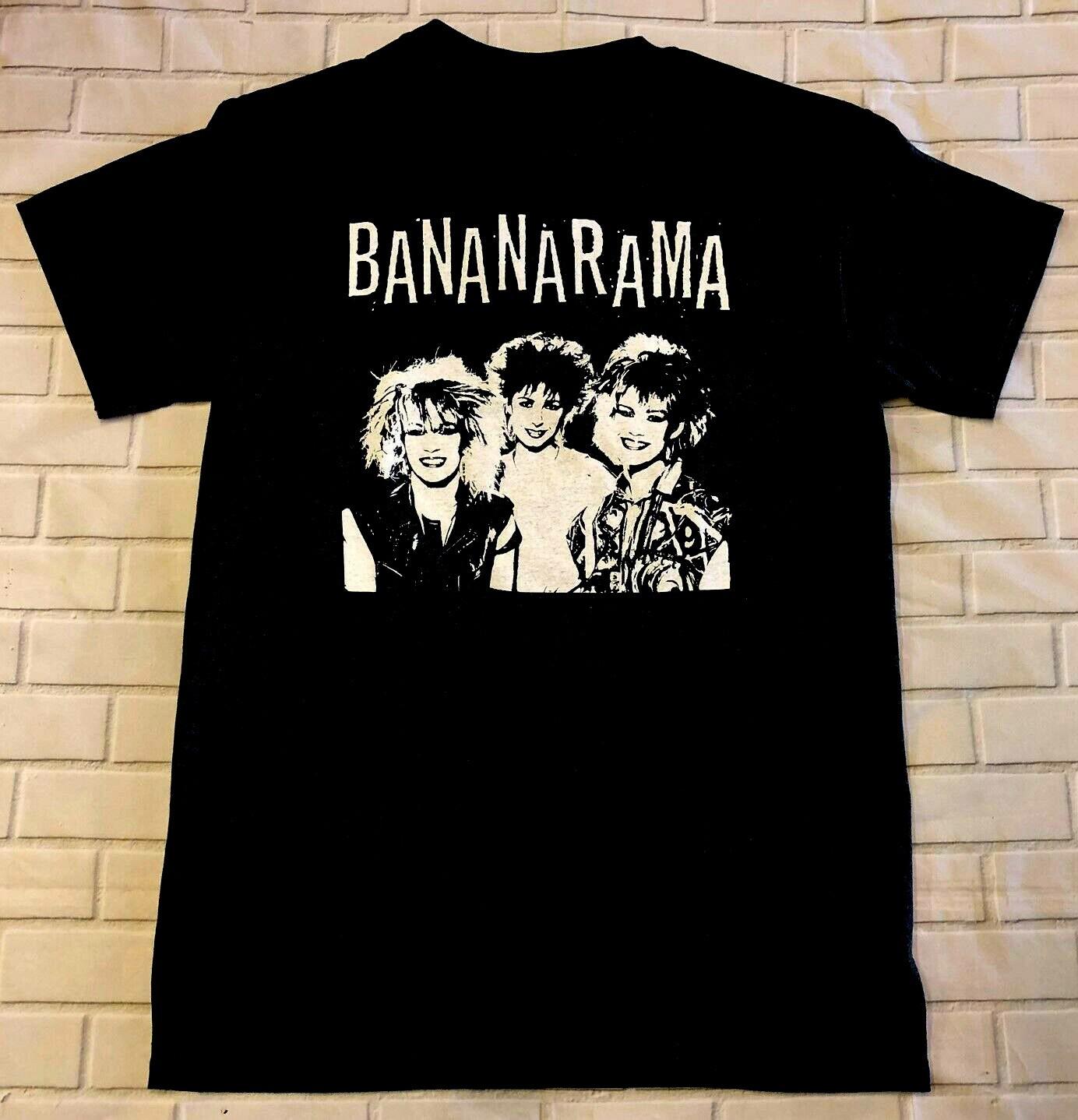 Vtg Bananarama Band Music Tour Cotton Black Full Size Shirt UR855 XXXL