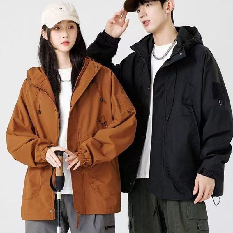 Trendy Men's Functional Windproof Waterproof Softshell Outdoor Jacket