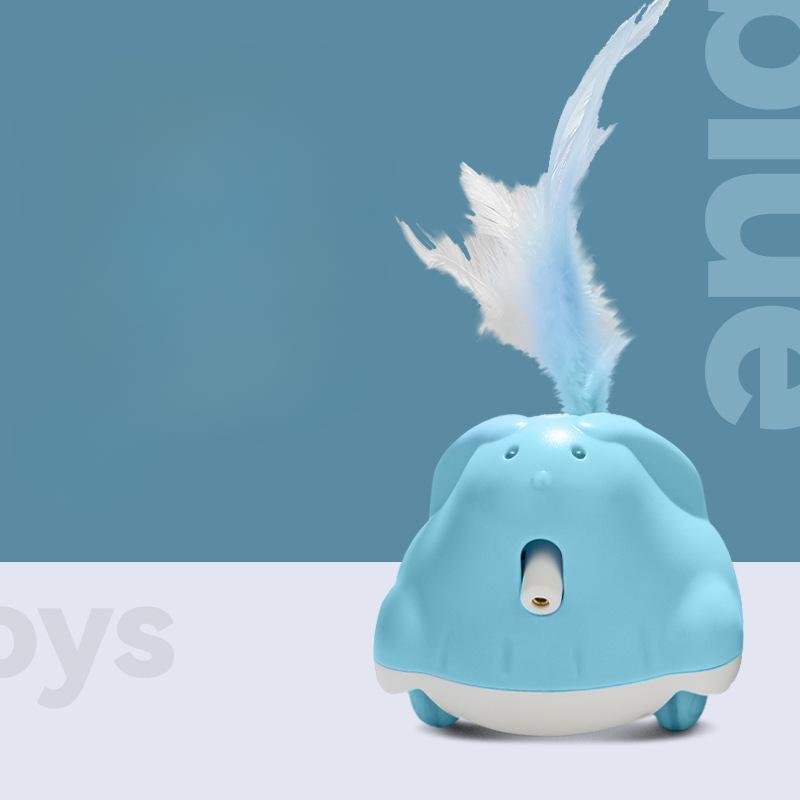 

Электрическая игрушка для кошек, автоматическая перьевая кошка, забавная палочка, инфракрасная умная игрушка для кошек, вращающаяся на поворотном столе, кошка, самосчастье, кошачий мяч 9.5*8.6*8.5cm