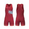 Canottiera da Lotta Libera con Stampa a Trasferimento Termico Uomo Donna Spandex Lycra Tuta Atletica a Compressione