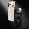 Large Window Protect For Magsafe Phone Case For iPhone 17 Air 16 15 14 13 Pro Max AG Nano Frosted Glass Magnetic Charge Cover