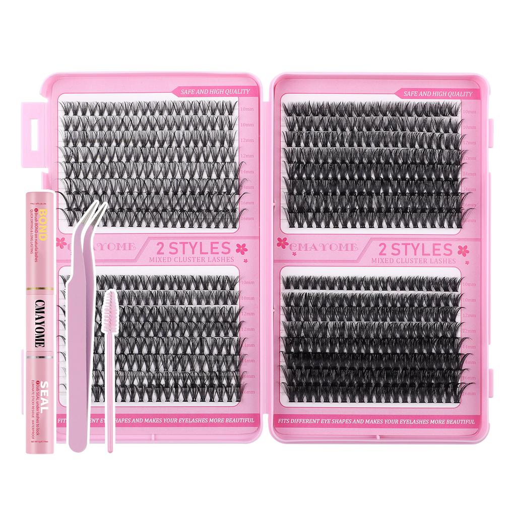 640 Clusters Diy Multi-Hair Eyelash Book Natural Thick D Song Segmented False Eyelash Set