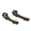 Nový zaměřovač Red/Green Fiber Red Dot Sight 1x28 kolimátorový zaměřovač Fit brokovnice Rib Rail Vent Rib/Rail Screw Mount Works Hunting Scope