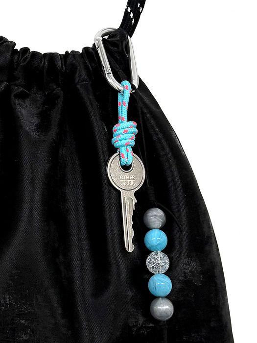 OTHER-worldly Bohemian Keyring Gym Sack [Black Suede]