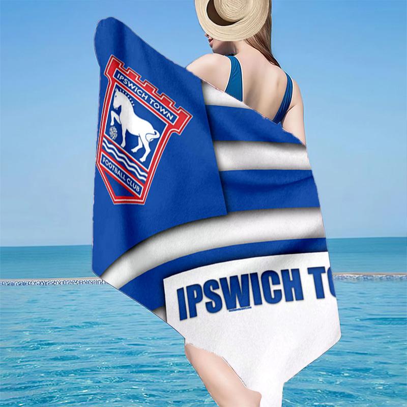 FBPA Football Club Emblem Beach Towel, Quick-drying, Easy To Care For, Use for Both Fitness and Beach Vacations,Sports Essential Fan Gift