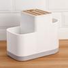 ABKS-Multifunction Cutlery Drainer And Organizer Knife Holder Kitchen Utensils Holder Caddy For Countertop Chopsticks Spoon