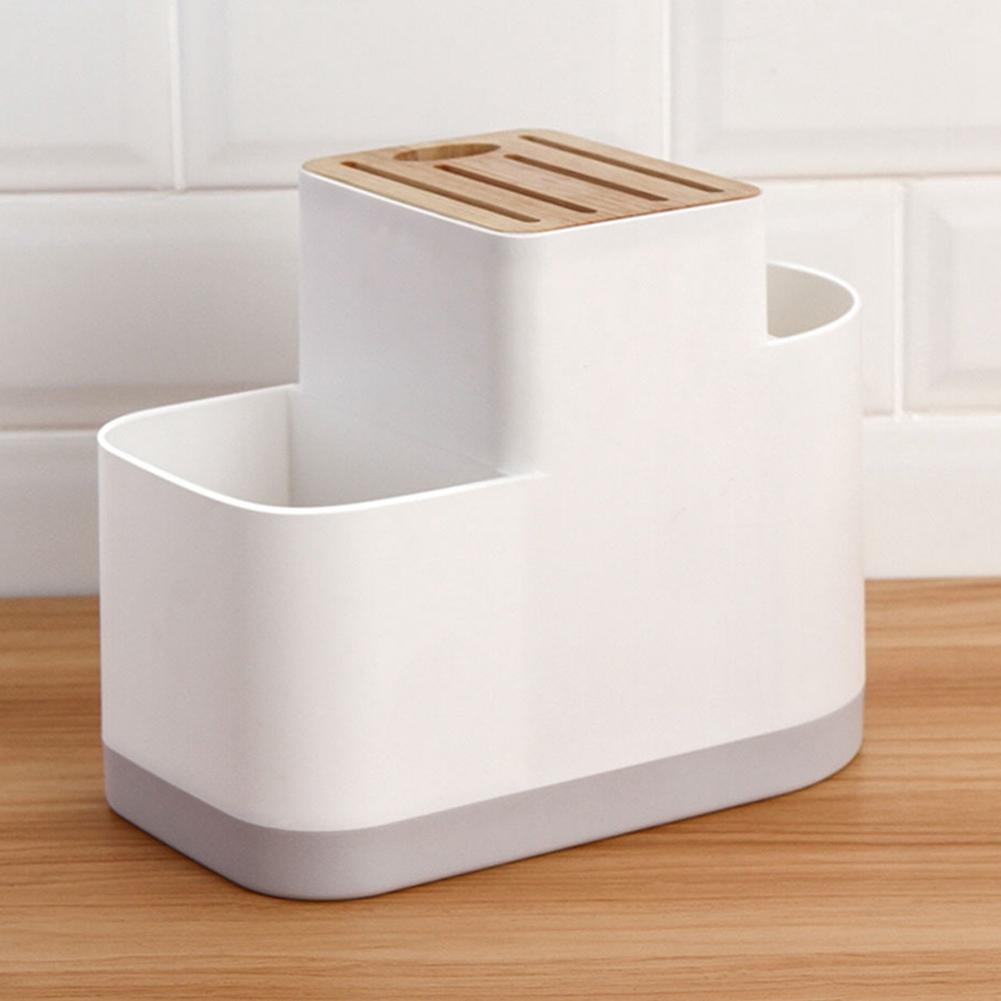 ABKS-Multifunction Cutlery Drainer And Organizer Knife Holder Kitchen Utensils Holder Caddy For Countertop Chopsticks Spoon