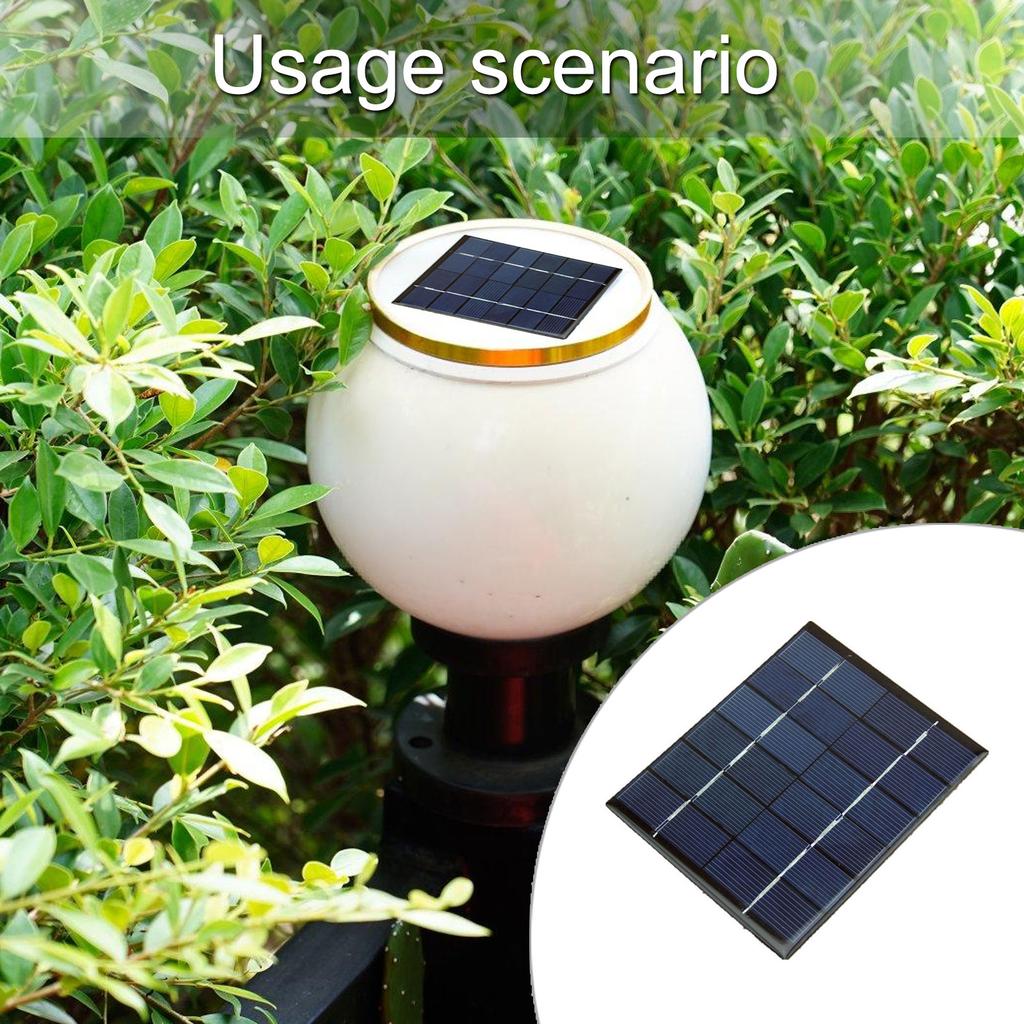 2W Solar Panel 6V High Conversion Rate Power Board Energy Efficient DIY Charger Kit Easy To Carry for Power Solution