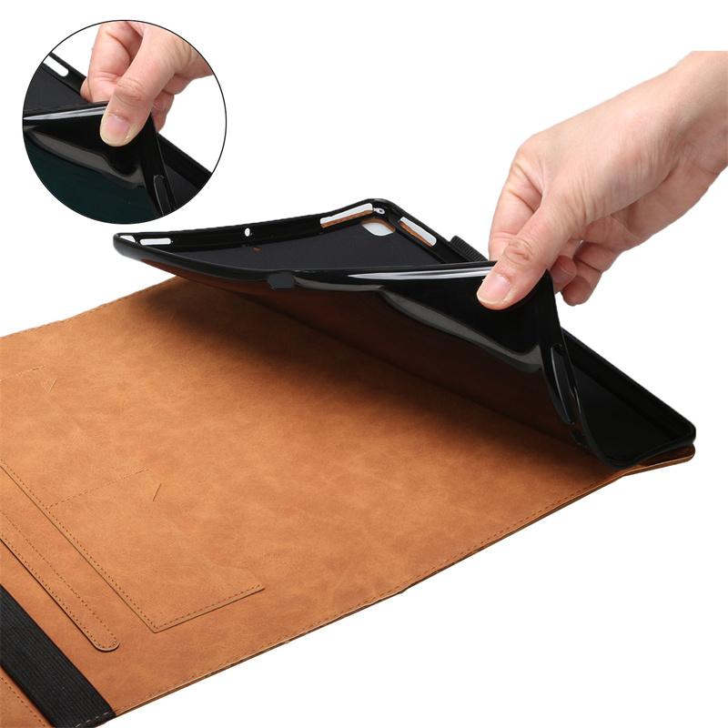 Soft TPU Funda For Realme Pad 10.4 inch 2021 Caqa Wallet Card Slots Fold Flip Etui For RealmePad Case 2021 10 4 Tablet + Gift