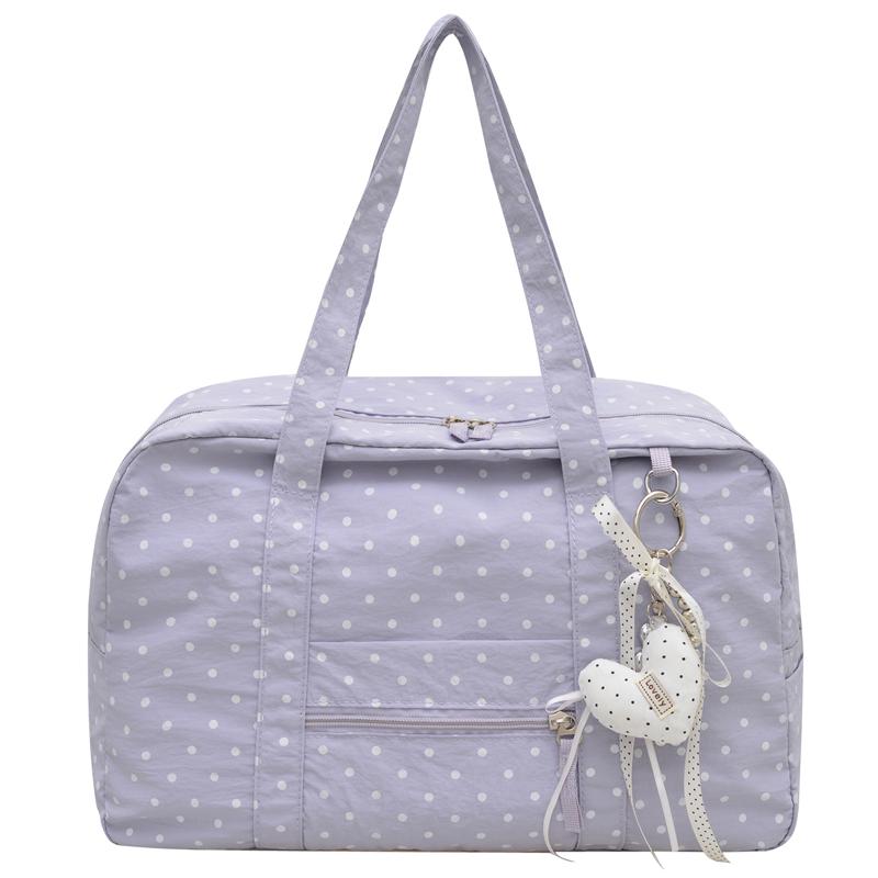 Polka Point Tote Bag Commuter Travel Shoulder Tote Bag Women's Large Capacity Underarm Bag