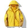 Unisex 3-in-1 Waterproof Windproof Outdoor Jacket With Fleece Liner Hiking Climbing Skiing Small Stature