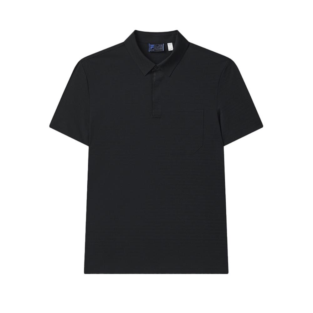 New FILA Polo Shirts Men's Jet Black BK F11M532107F-BK