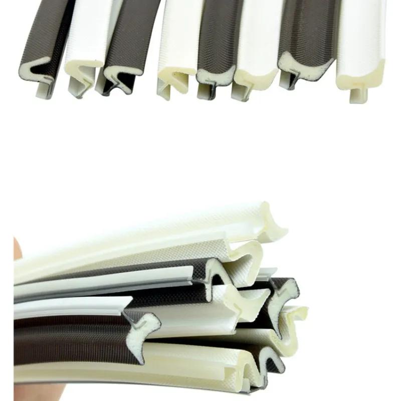 PU Foam Sound Proof Weather Draught Excluder Seal Door Window Gap Insulation V Type Strips for 8  Sizes to Choose