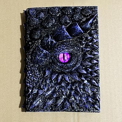 Fashion Vintage Dragon Embossed Resin Cover Travel Diary Notebook Travel Journal A5-Note Book Art 3D Relief Diary Book 1Pcs