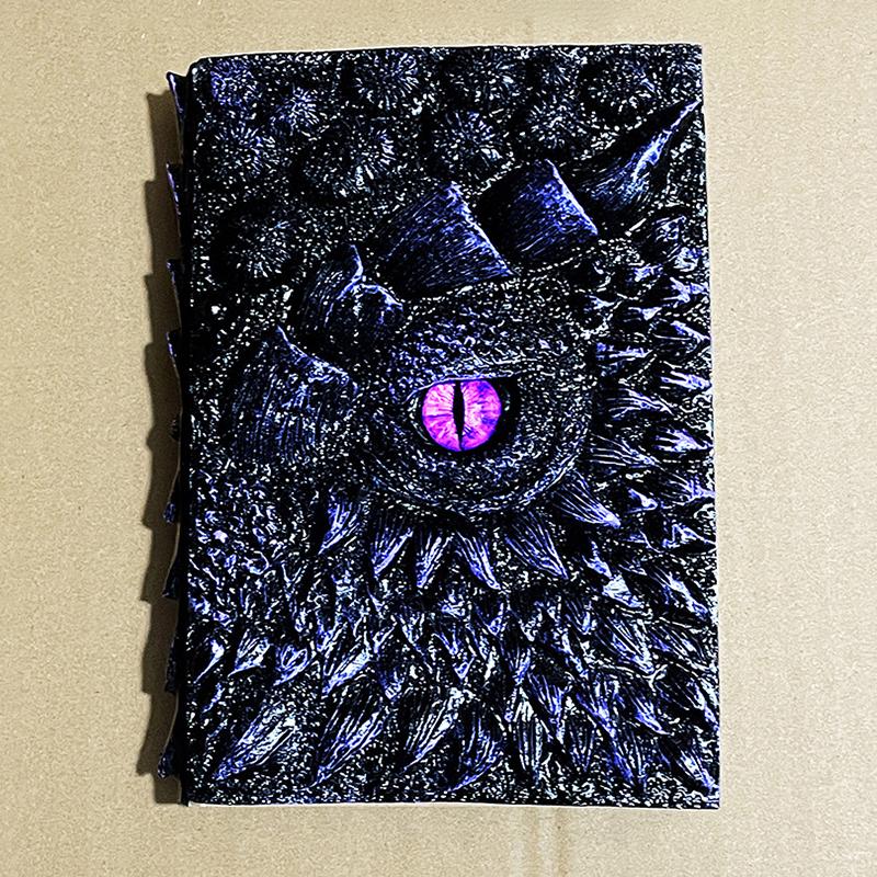 Vintage Dragon Embossed Resin Cover Travel Diary Notebook Travel Journal
