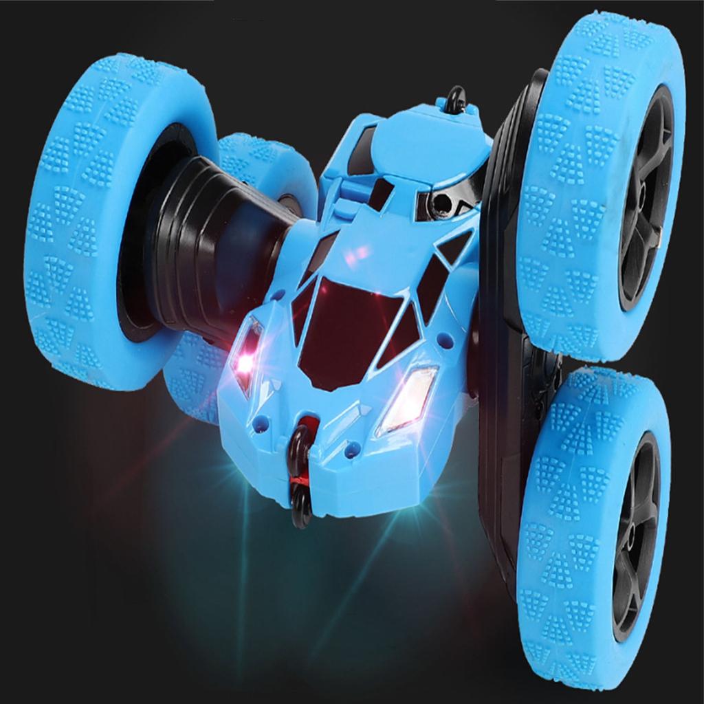 Remote Control Stunt Car Double Sided 360 Degrees  Flip Dual Color Lighting 50m Control Range 2.4Ghz RC Car Toy