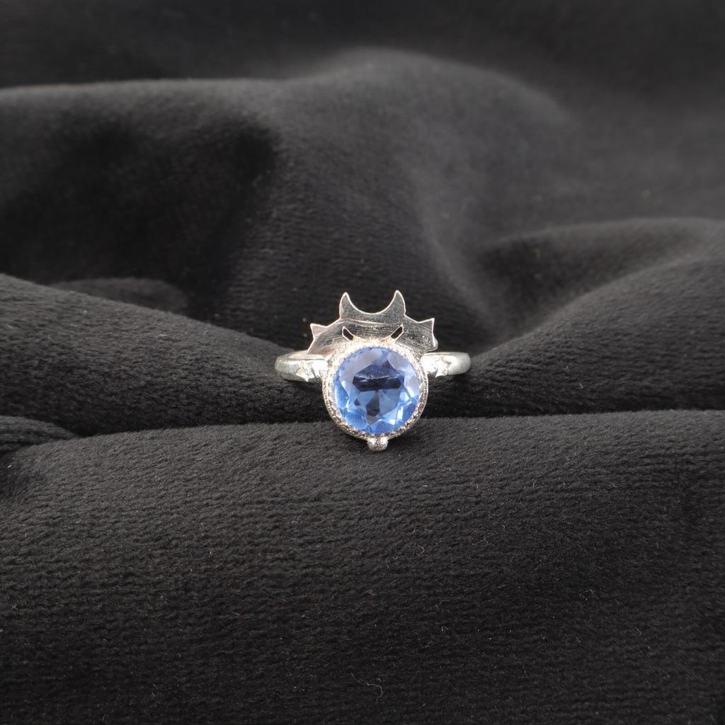 Rare Tanzanite Gemstone 925 Sterling Silver Jewelry Handcrafted Engagement Ring RR-67-4