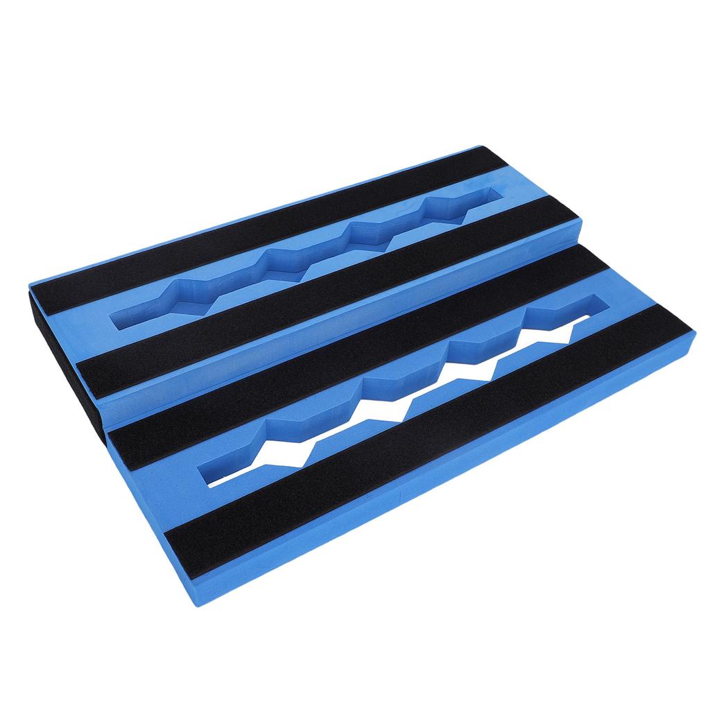 Guitar Pedal Track Board Non Slip EVA Multiple Effects Storage Board for 6 10 Pedals Blue