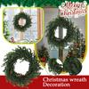 Norfolk Wreath For Front Door, Artificial Wreath, Realistic Artificial Green Leaves Wreath For Wall, Window