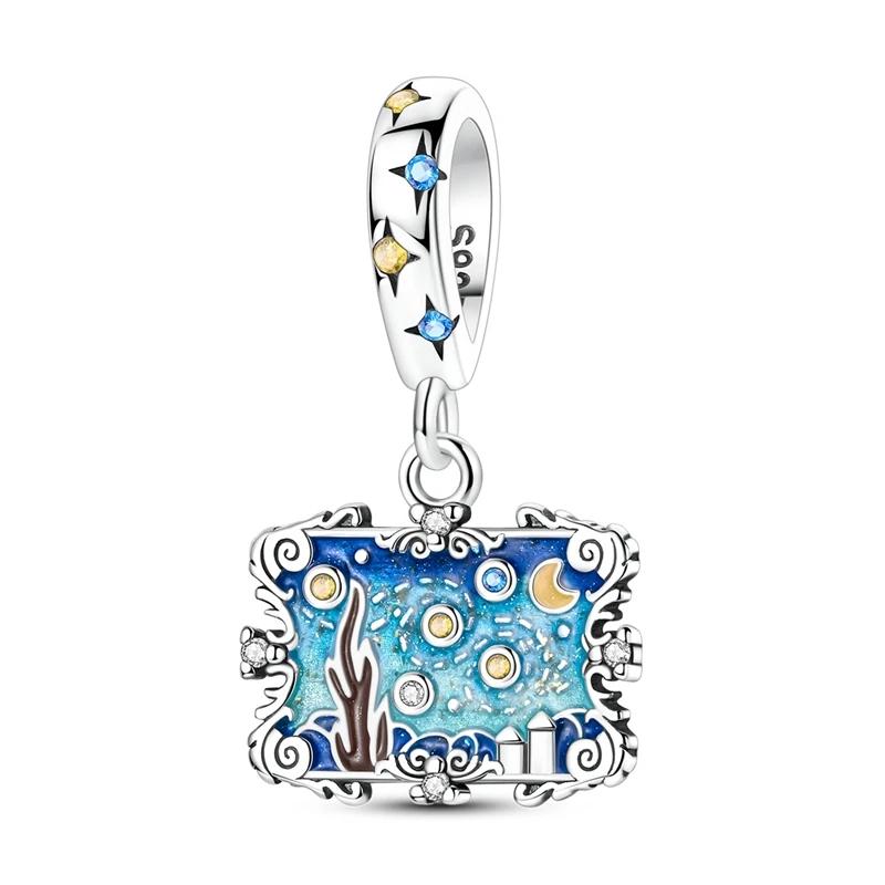 Wealth Charm Bead Components Copper Metal Can Be Opened Whale House Dangle Pendant Bead Component Compatible With Bangle Bracelet High Quality Fine