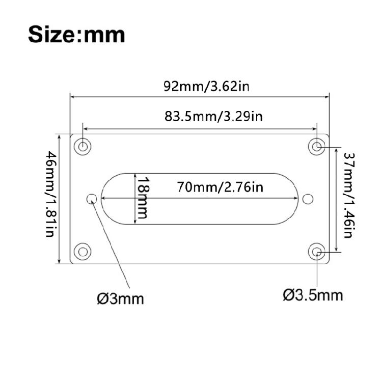 Guitar Pickup Converter Ring Humbucker to Single Coil Transition Improves Sound Quality Easy to Install Diverse Genres