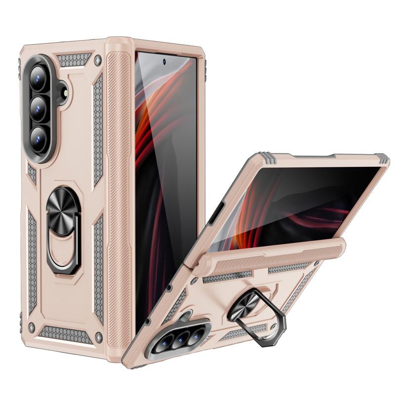 Passer til Samsung Z Fold5 Sammenleggbar Mobiltelefondeksel Z Fold7 Sergeant Anti-fall Brakett Anti-fall Deksel
