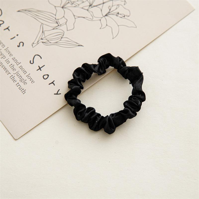 

Fabric Large Intestine Hairband, Versatile Elastic Rubber Band Hair Accessory for Women 6cm cotton fabric чёрный