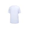 Li Ning Fitness Series Einfarbig Buchstaben Rundhals Locker Kurzarm T-Shirt Damen Oberteile Weiß ATST726-1