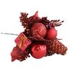 Christmas Bouquet Branch Artificial Spruce Pine Cone Branch for Decoration