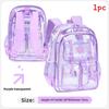 Transparent Jelly Backpack For Girls And Boys Pvc School Bag With Large Capacity For Kids And Teens