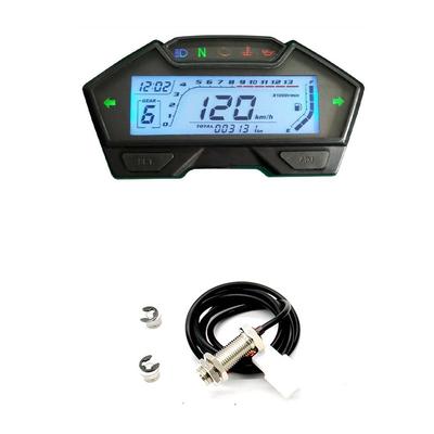 Universal Multi-function LCD Motorcycle Speedometer
