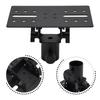 Universal Adjustable Height All Metal Speaker Stand Tray with Easy Installation Speaker Holder for Secure Sound Setups