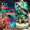 Little Turtle Phone Case for iPhone 16 15 14 13 12 Pro Max 11 Pro Max 7 8 Plus XS XR Shockproof Soft Shell Coque Capas Bag
