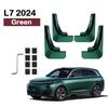 For Lixiang L6 L7  2024 Car Non-destructive Baking Paint Mudguards Front & Rear Wheels Splash Proof Fenders Auto Accessories