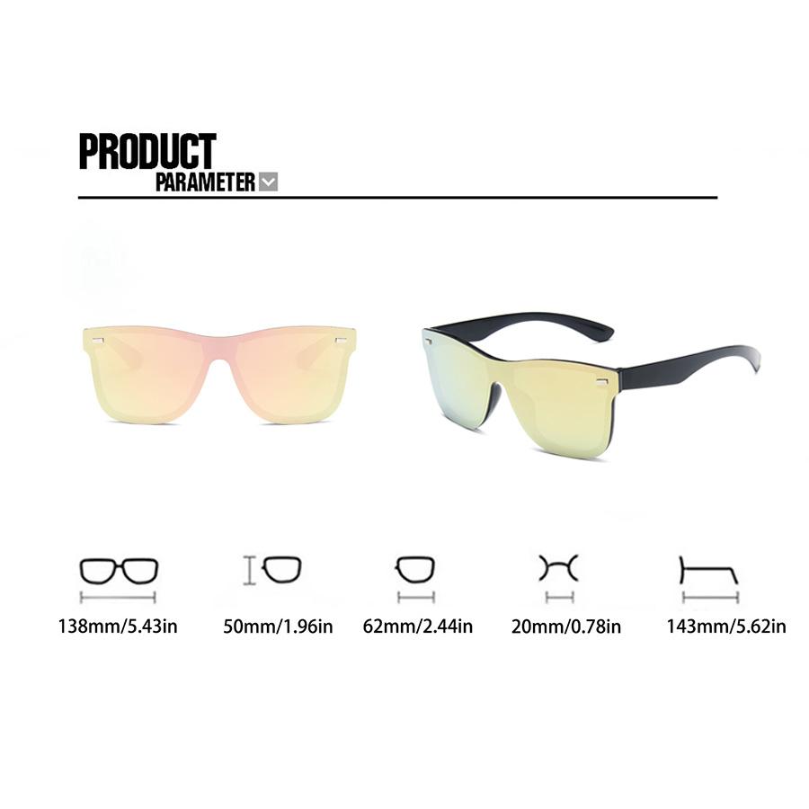 New Fashionable Sunglasses All-In-One Trendy Personalized Glasses Rimless Sunglasses for Men and Women