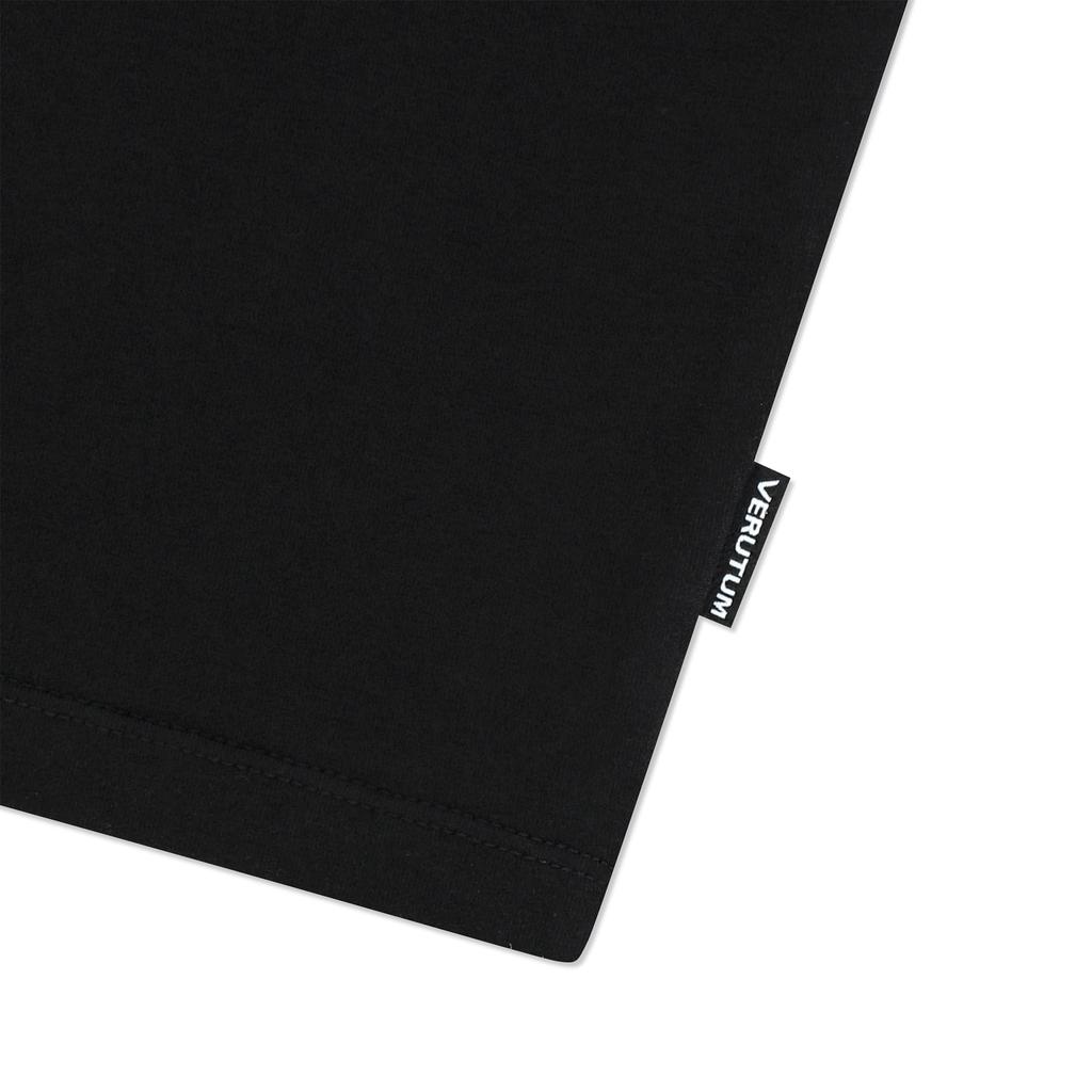 VERUTUM Ivy League Slim Crop T-Shirt Black