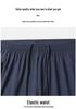 Navy Blue Ultra-Thin School Uniform Pants with Two White Stripes for Students