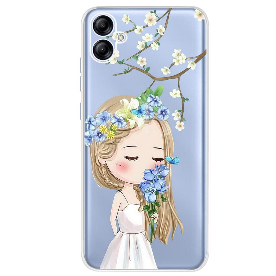 For Samsung Galaxy A04e A04 A04S 2022 Cute Printing Phone Case For SamsungA04 A 04 04e SM-A042F A045F Soft Silicone TPU Cases