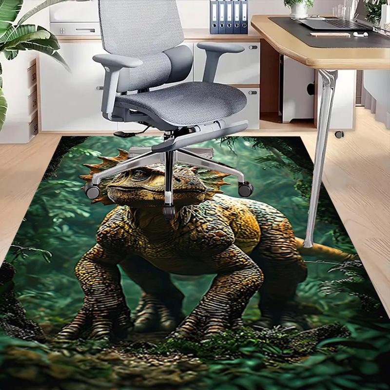 1PC Dinosaur Forest Extra Large Non-Slip Floor Carpet, Office, Family, Bedroom, Studio - Large Area RugJ0397