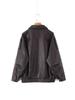 2025 Spanish Lamb Bubble Leather Double-Layer PU Motorcycle Jacket