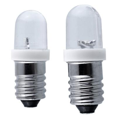 E10 Light Bulbs Dc 6/12/24v Led Screw Base Indicator Bulb Mini Warning Signal Lamp